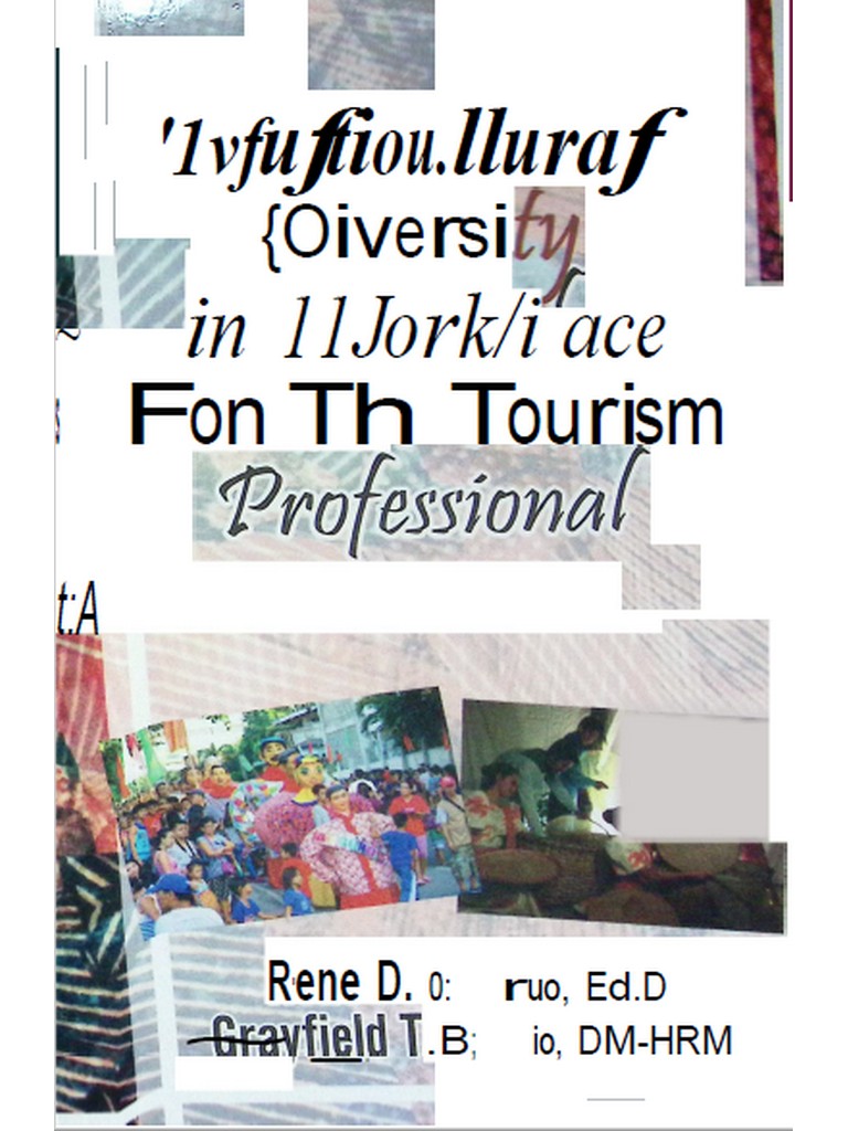 Multiculutural Diversity in Workplace For The Tourism Professional by Orsono et al. 2022